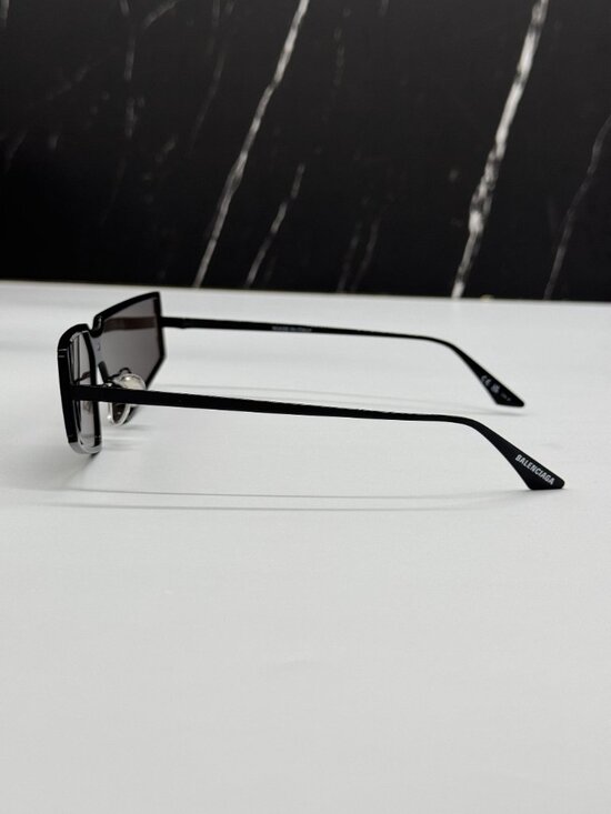 NEW BALENCIAGA BB0192S 001 BLACK SHIELD UNISEX SUNGLASSES BALENCIAGA EYEWEAR